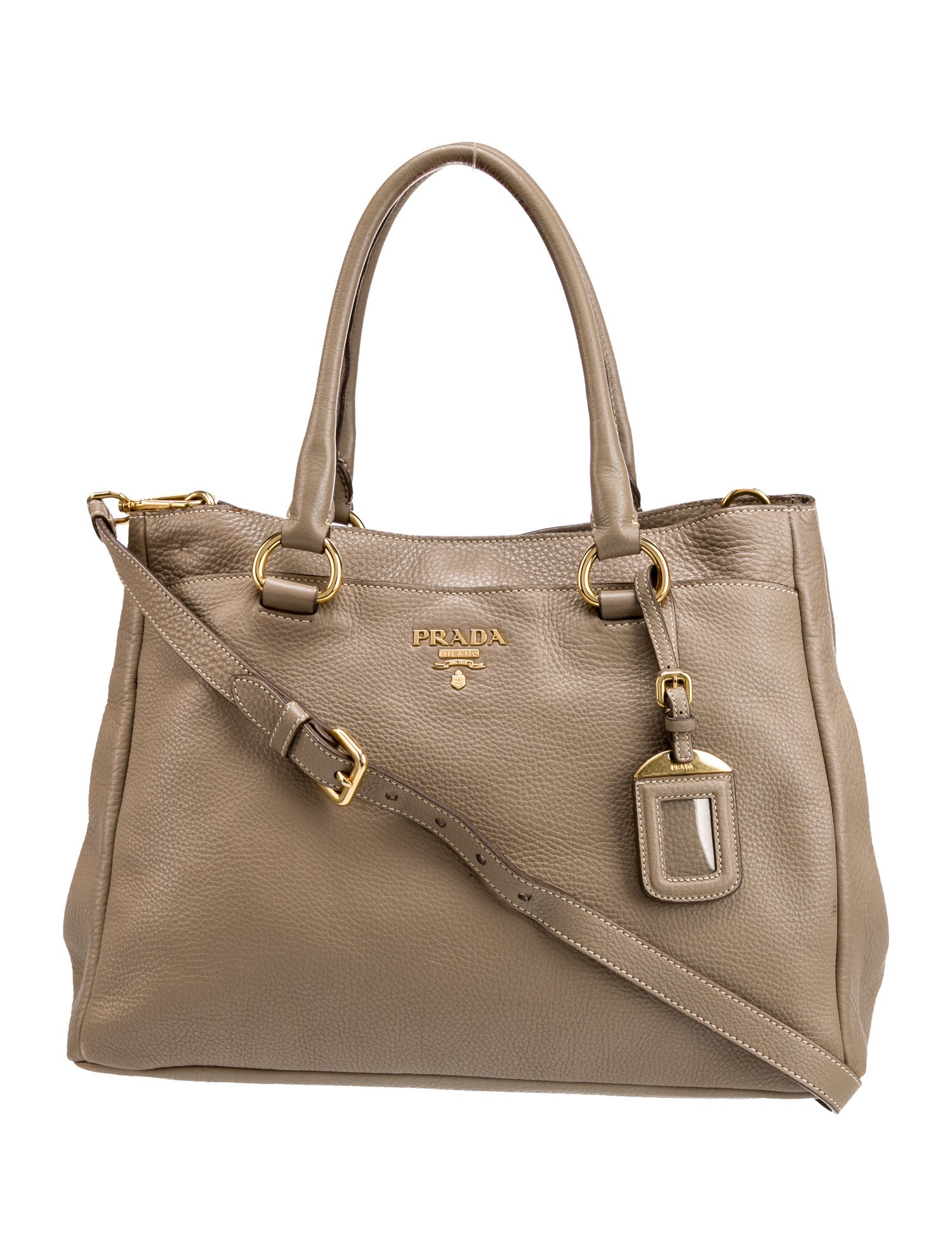 Prada Vitello Daino Leather Shoulder Bag